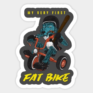 My Very First Fat Bike Sticker